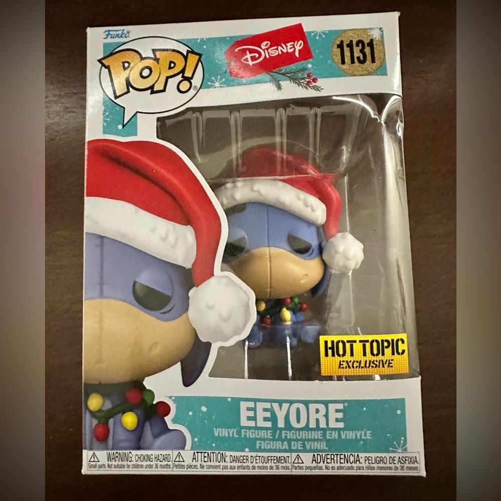 Funko Disney Eeyore with Santa Hat Figure